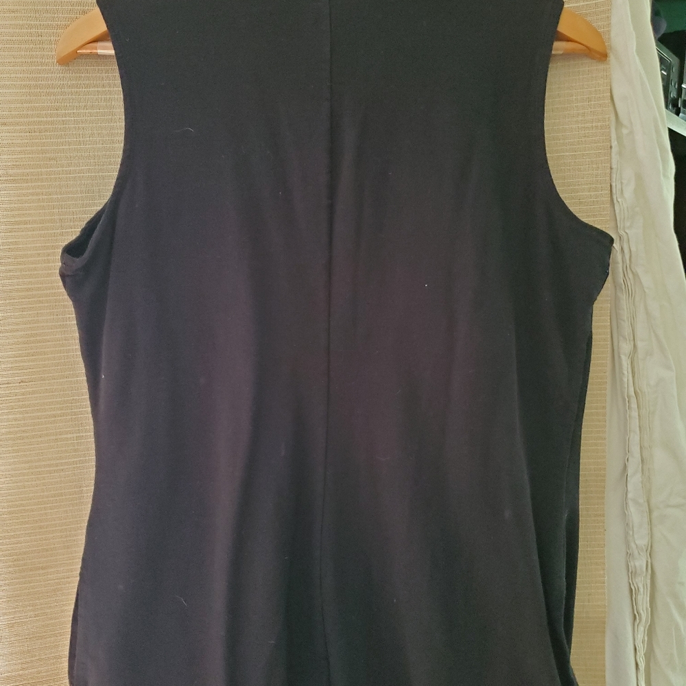 J Jill Black Tunic blouse